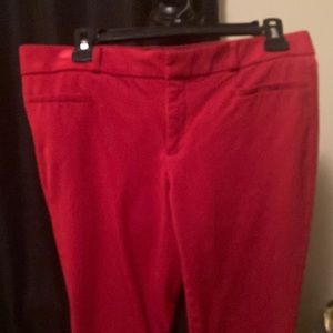 Banana Republic red dress pants